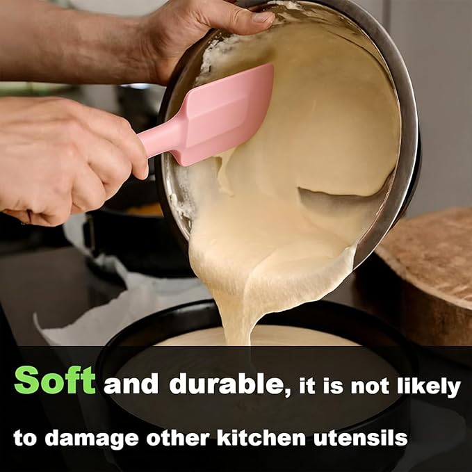 3-Piece Heat Resistant Silicone Spatula Set - Image 7