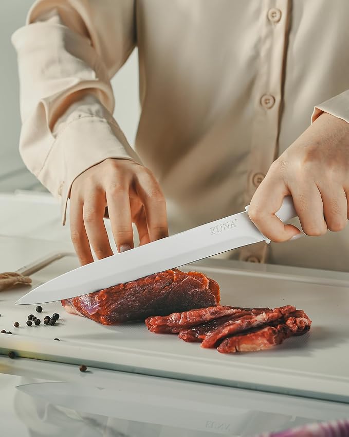 EUNA Knife Block Set, German High-Carbon Stainless Steel Knife Sets - Image 6