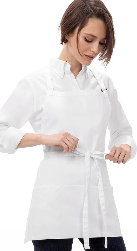 Chef Works Unisex Three Pocket Apron - Image 3