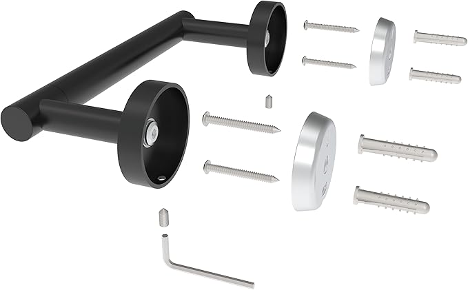 RARXTR Matte Black 2 Pack Toilet Paper Holder SUS304 Stainless Steel Double - Image 5