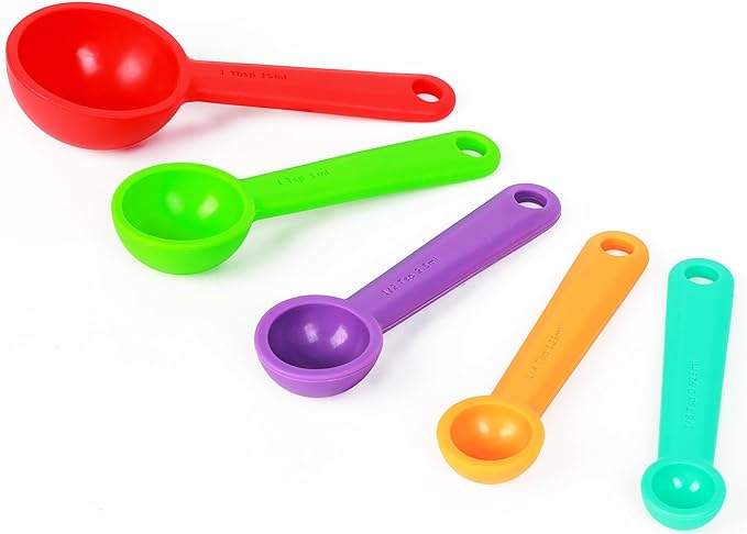 Silicone Measuring Spoons Set of 5 - Image 2