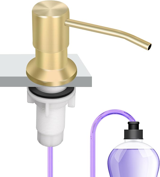 Soap Dispenser Kitchen Sink, Sink Soap Dispenser, Dish Soap Dispenser Pump by Xekazrop