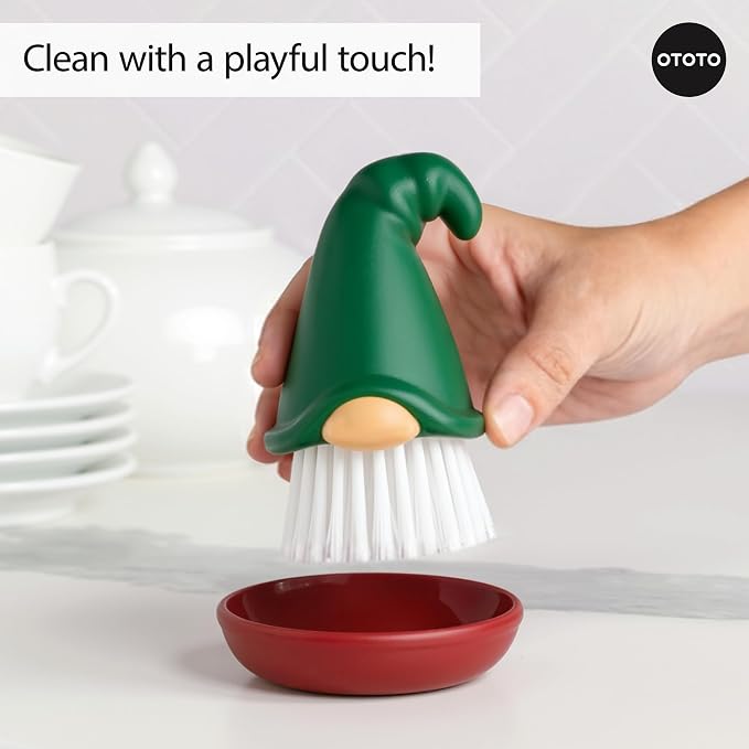 New! Beardy Gnome Dish Brush by Ototo - Image 6