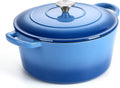 P&P CHEF 6QT Enameled Dutch Oven, Dutch Oven Pot for Bread Baking