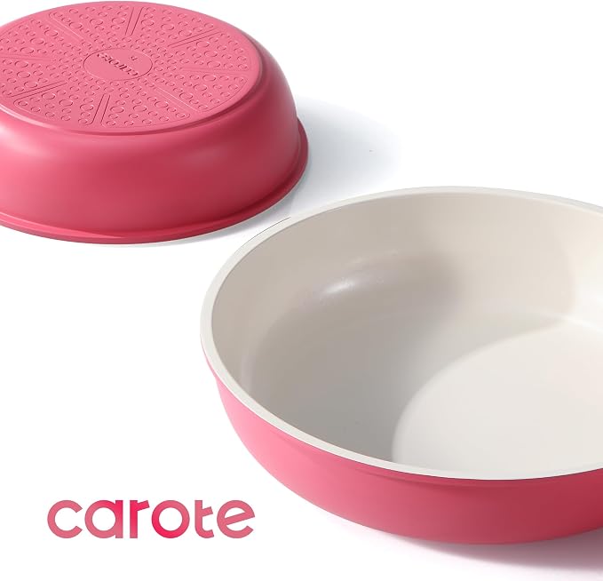 CAROTE Ceramic Pots and Pans Set Non Stick, Nonstick Kitchen Cookware Sets - Image 6