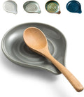 LAUCHUH Spoon Rest for Stove Top, 5 inch Ceramic Spoon Holder for Kitchen by LAUCHUH