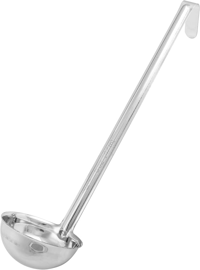 Winco Prime One Piece Stainless Steel Ladle, NSF Listed, 5 Ounce by Winco