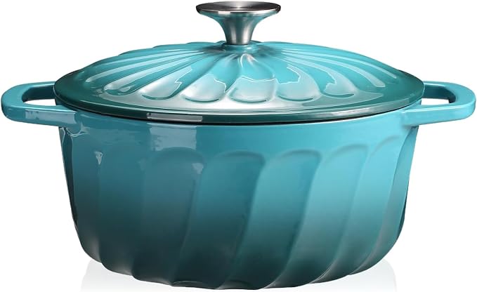 Enameled Cast Iron Dutch Oven by NSIRONS