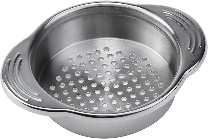 Antrader 4.5- Inch Stainless Steel Strainer, Kitchen Colander by Antrader