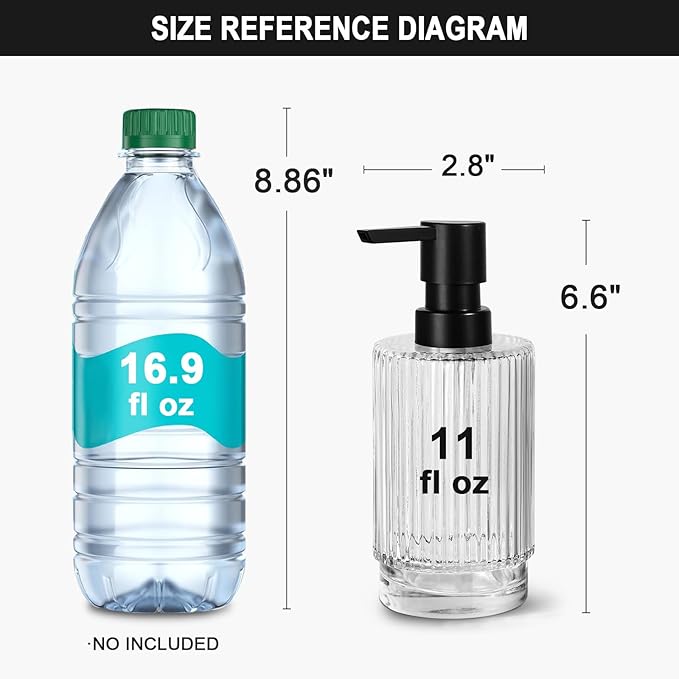 VIMERPA Glass Soap Dispenser - Image 2