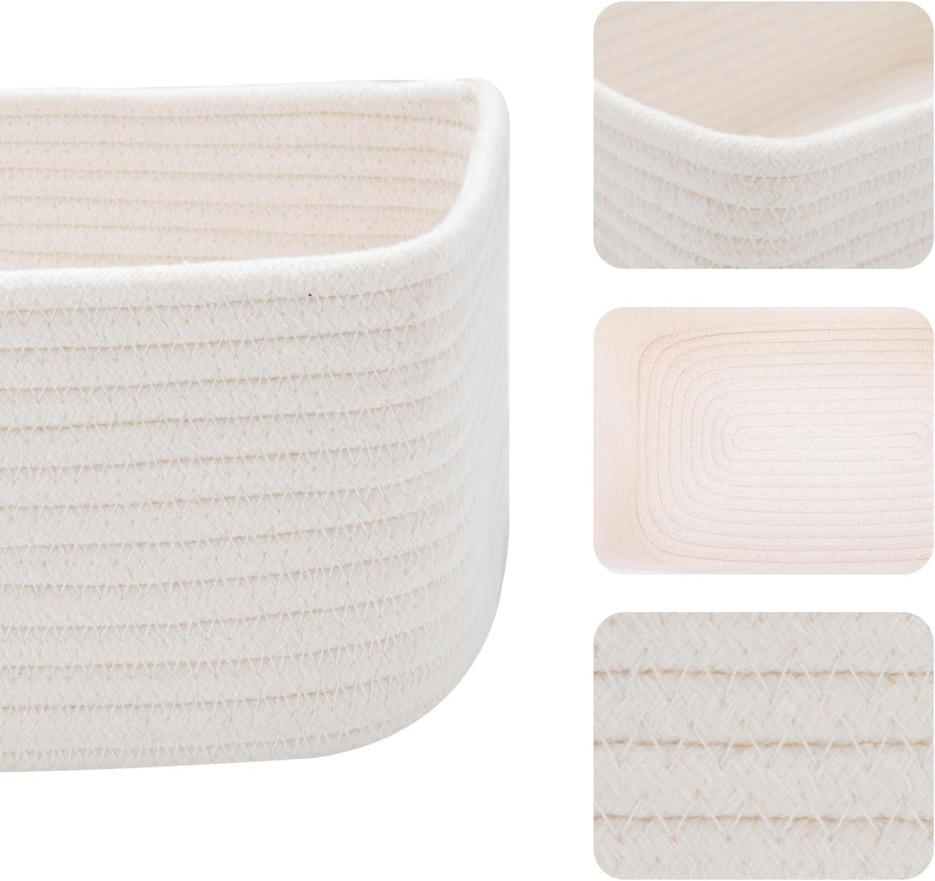 MiniArk Small Storage Baskets for Organizing | Closet Organizer Bins
