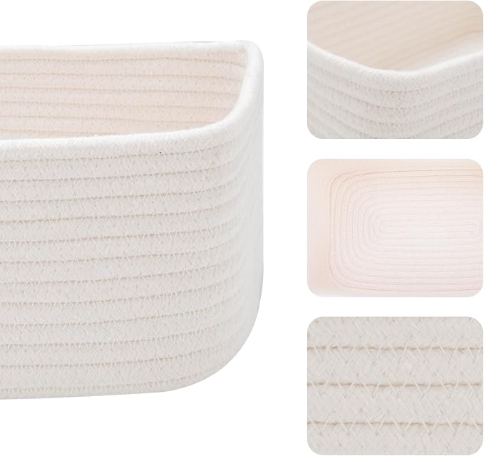 MiniArk Small Storage Baskets for Organizing | Closet Organizer Bins | Shelf - Image 3
