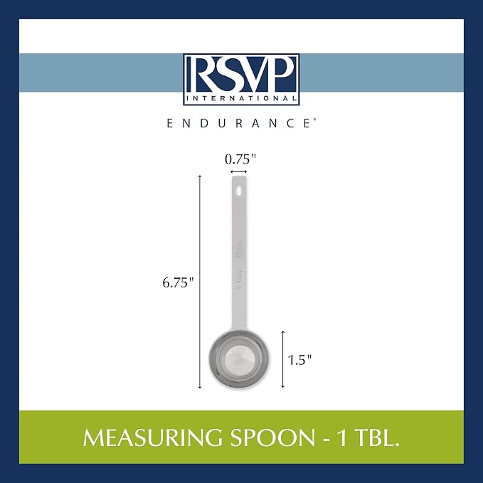 RSVP International Endurance Kitchen Collection Open Stock Measuring Spoon - Image 7