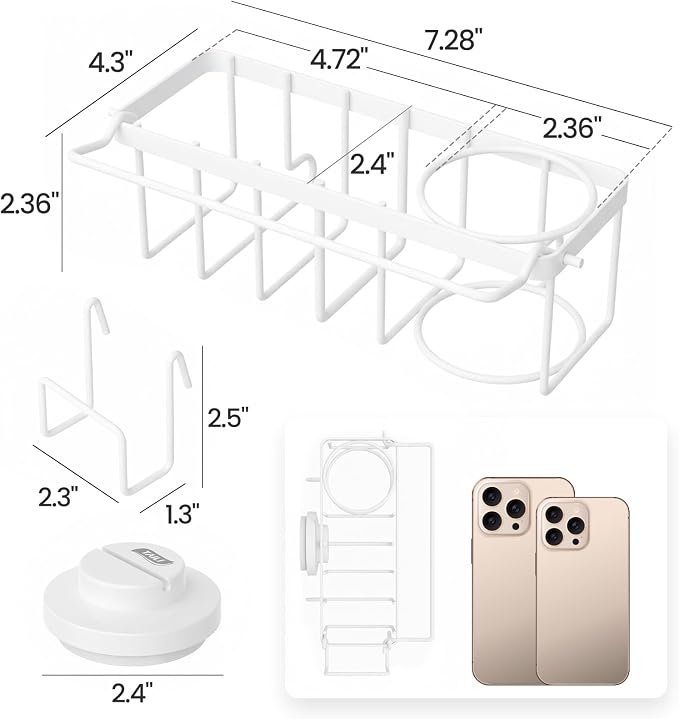 TAILI 4-in-1 Sponge Holder for Kitchen Sink - Image 3