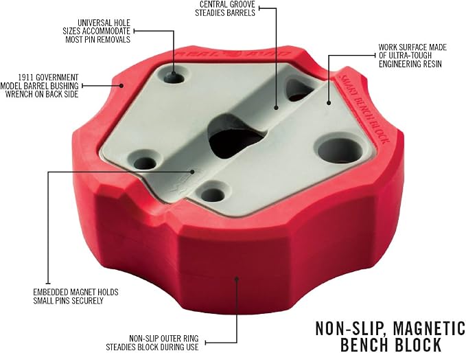 Real Avid Roll Pin Punch Set & Hammer + Non-Slip Magnetic Bench Block | 10 - Image 2