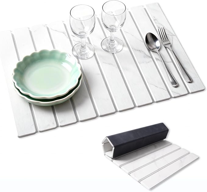 Stone Dish Drying Mat for Kitchen Counter, Any Countertop by Unknown