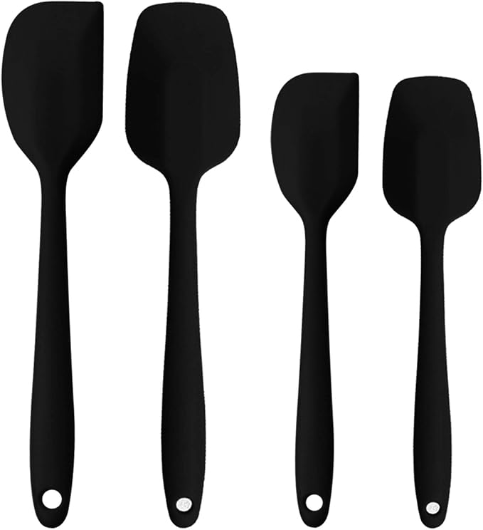 Silicone Spatulas Set, Rubber Spoon Spatula Heat Resistant Spoonula One Piece by MOACC
