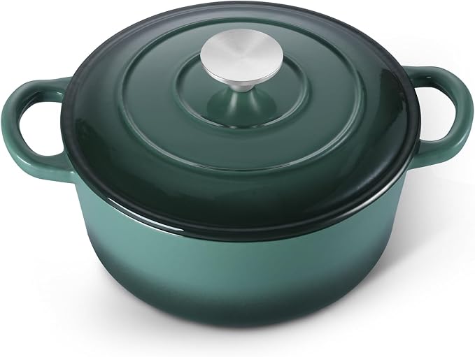 E-far 3 Qt Enameled Cast Iron Dutch Oven by E-far