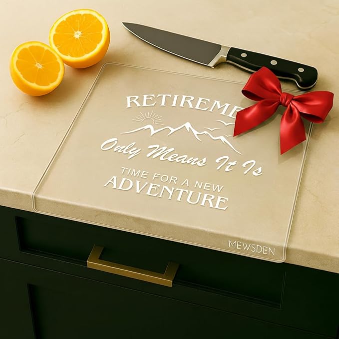 Engraved Acrylic Cutting Board by MEWSDEN