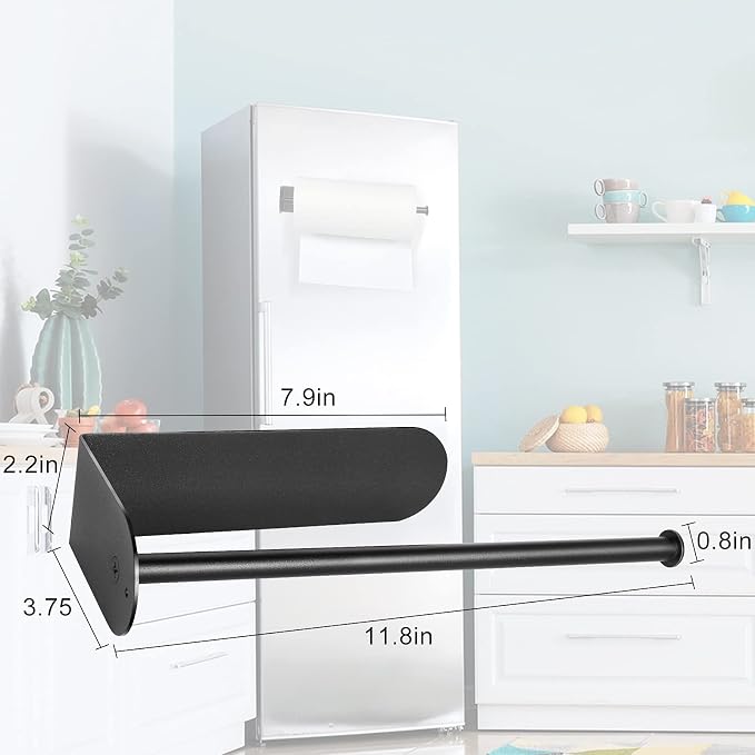 Kitchen Magnetic Stainless Steel Paper Towel Holder - Image 7