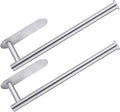 CUXIXA Paper Towel Holder Under Cabinet 2 Pack, Stainless Steel Paper Towel by CUXIXA