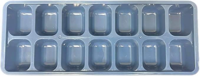 Reusable Flexible Easy Release White Ice Cube Tray, Durable Plastic Stackable - Image 7
