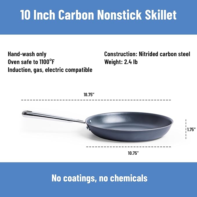 Misen Carbon Nonstick™ Skillet - Image 9
