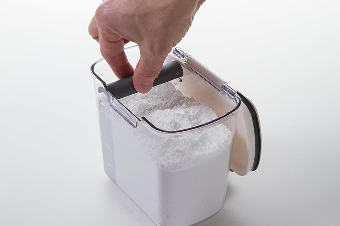 ProKeeper 1 Quart Airtight Powdered Sugar Storage Container – Grey, BPA-Free - Image 4
