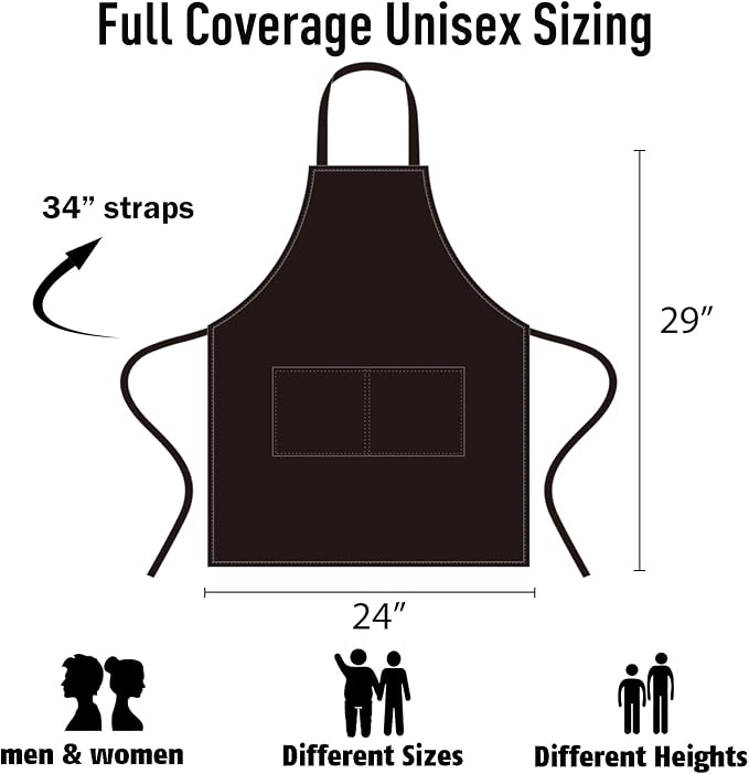 NOBONDO 12 Pack Bib Apron - Image 2