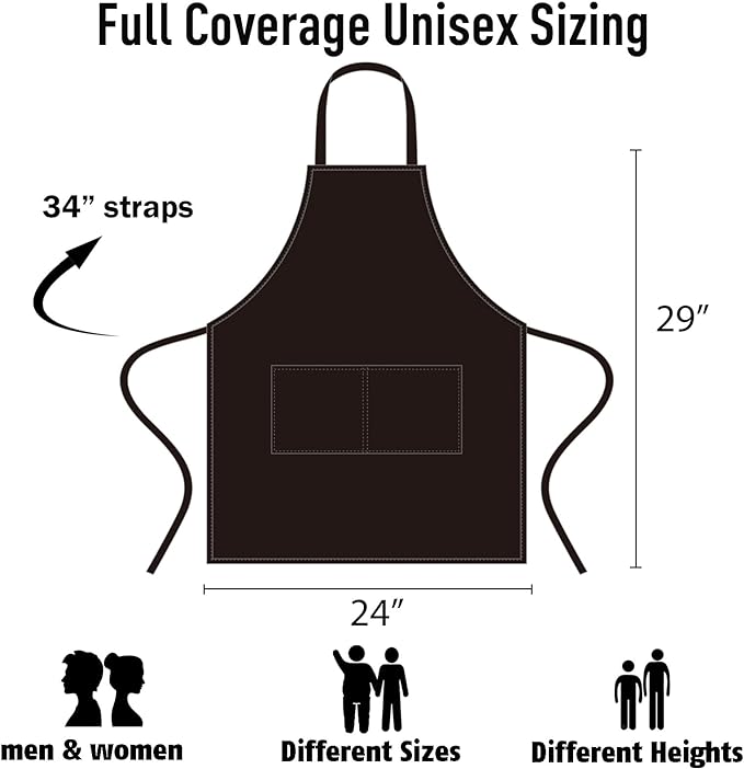 NOBONDO 12 Pack Bib Apron - Image 2