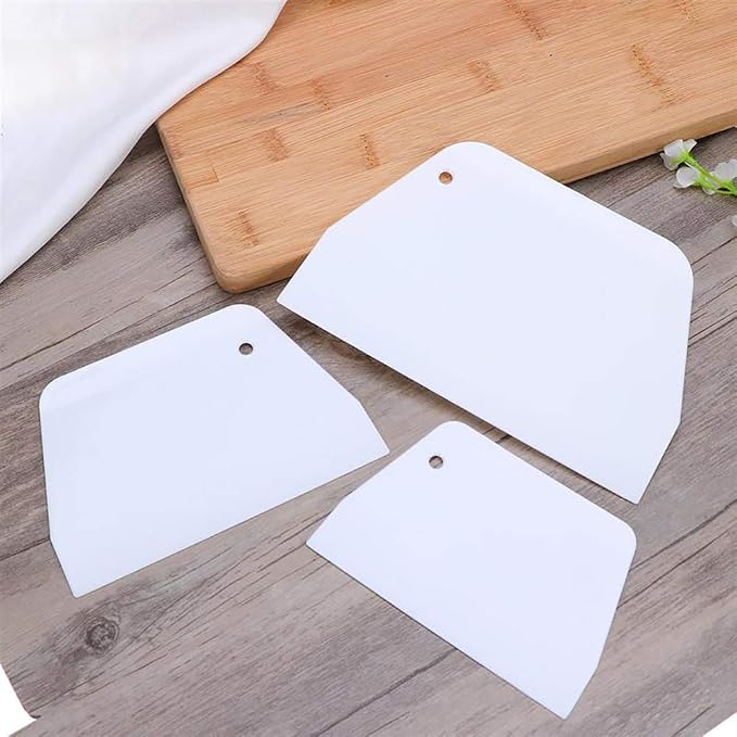 Luckycivia 3-Piece Trapezoidal Plastic Scraper - Image 3