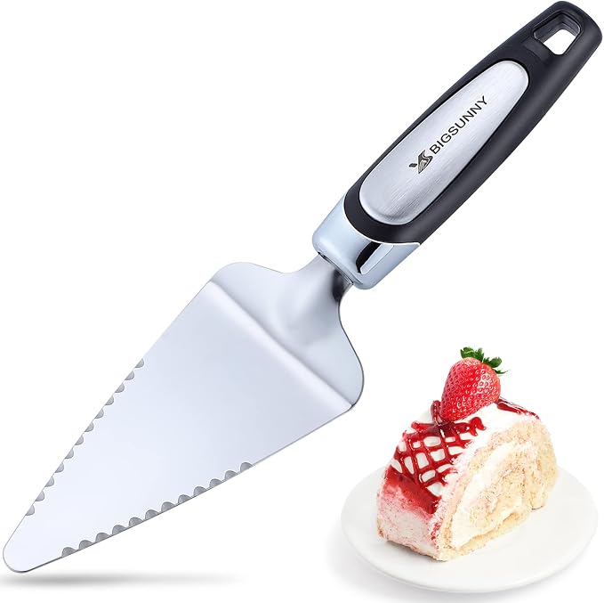 MSY BIGSUNNY Pie Server Cake Server Stainless Steel Pizza Server by MSYBIGSUNNY