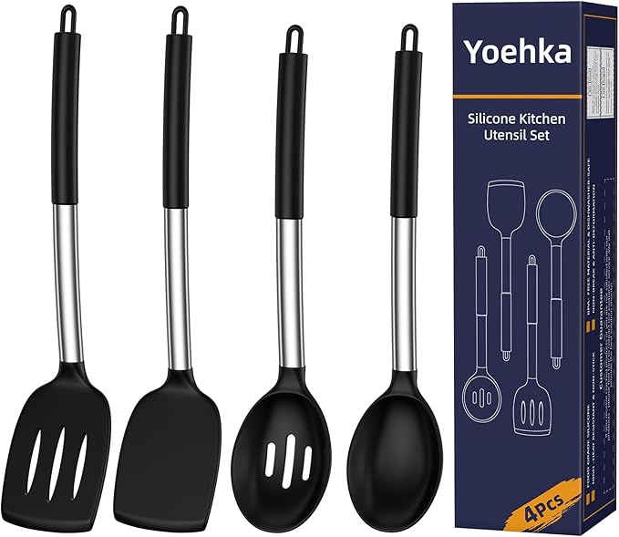 Yoehka Silicone Cooking Utensils Set by Yoehka