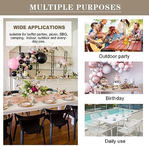 Nasitos Waterproof Clear Table Cover Protector 2 Pcs 60x84 in