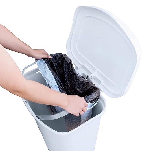 Glad 13 Gallon Trash Can 2 Pack | Plastic Kitchen Waste Bins - Image 4