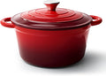 6 Quart Dutch Oven Pot with Lid, Non Stick Enameled Cast Iron Dutch Oven by Fijinhom