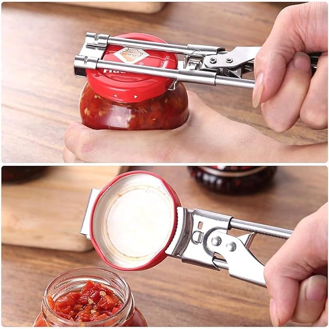 zengxiaoyun Master Jar & Bottle Opener, Adjustable Multifunctional Stainless - Image 3