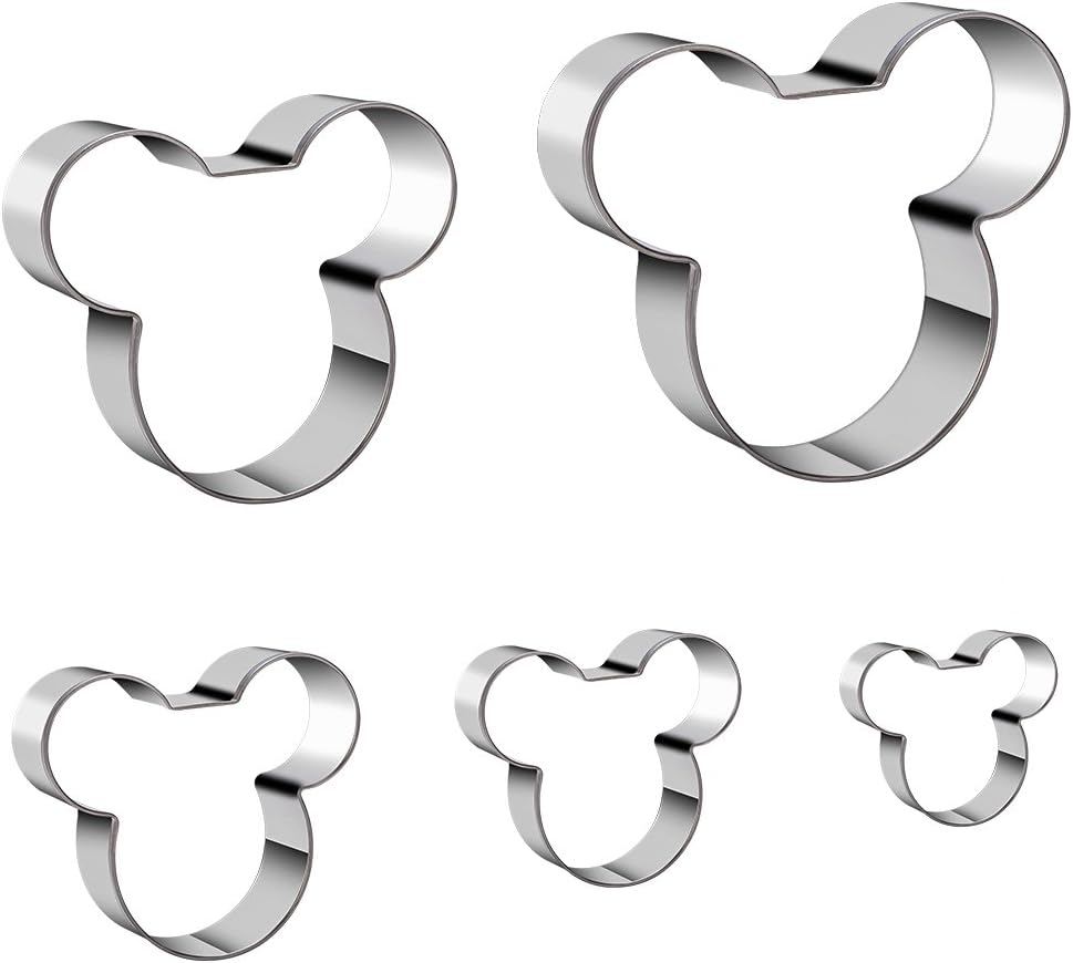 Mouse Cookie Cutter Sandwich Cutters for Kids DIY Lunchbox Bento Box