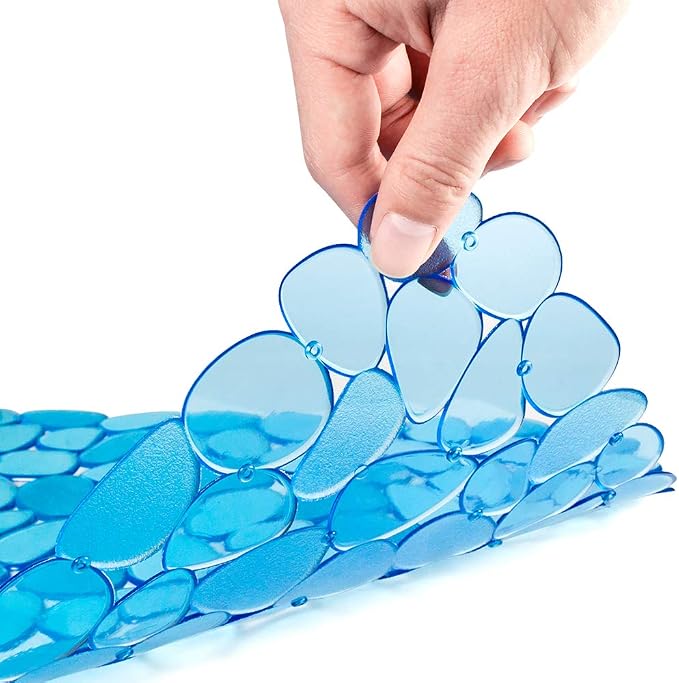 Bligli Pebble Sink Mat for Stainless Steel/Ceramic Sinks, PVC Eco-Friendly Sink - Image 2