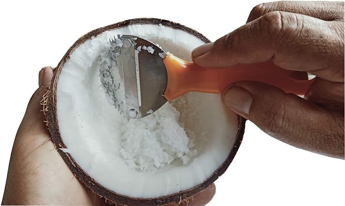 Plai Na Coconut Hand Grater Blade Slicer Shredded Scraper Coconut Meat Removal - Image 4