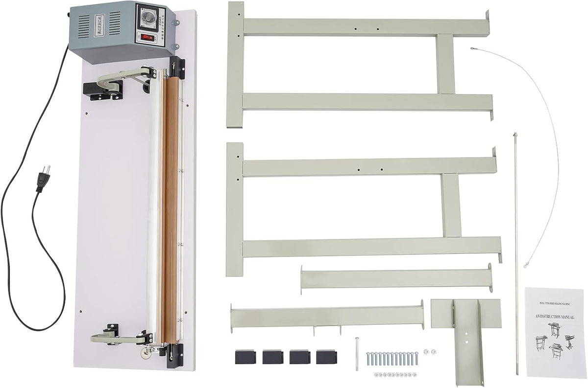 Foot Pedal Heat Sealing Machine, 110V 850W Portable Plastic Bag