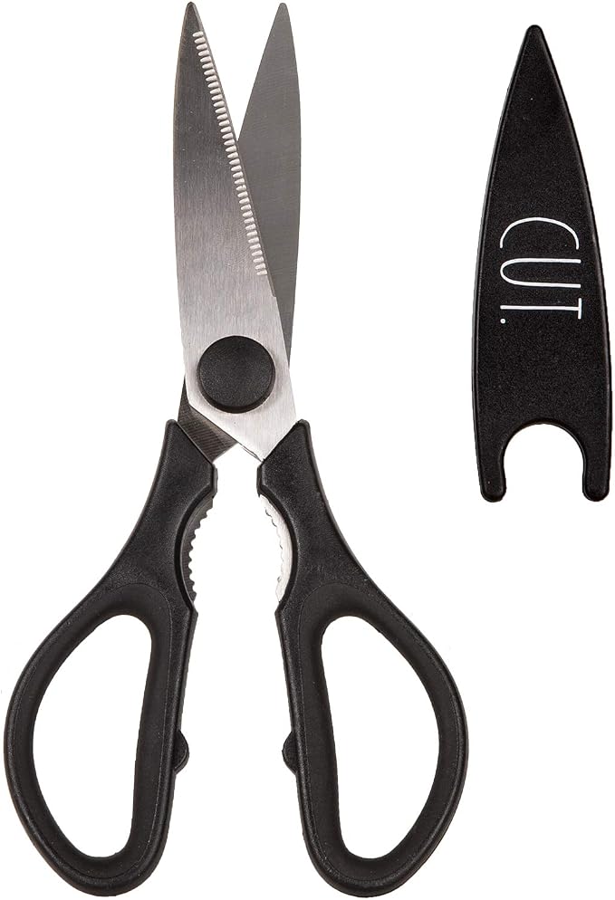 Rae Dunn Kitchen Scissors- Stainless Steel Kitchen Shears, Cooking Scissors by RaeDunn