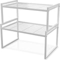 Set of 2 Cabinet Organizers 16.1''W 44 LBS Load Capacity Heavy Duty Kitchen by BlisXybion