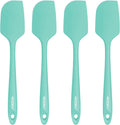 4 Pcs Silicone Spatula Set, 11.4 In, 600°F Heat Resistant Rubber Spatulas by Unknown
