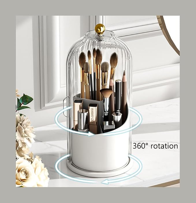 360°Rotating Makeup Brushes holder - Image 2