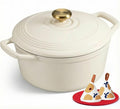 Overmont Enameled Cast Iron Dutch Oven by Overmont