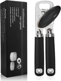 Safring Can Opener Manual, Heavy Duty Stainless Steel Smooth Edge Can Openers by Safring
