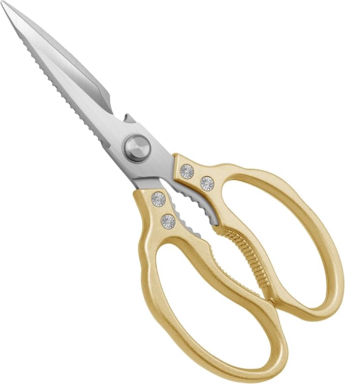 CGBE Kitchen Scissors All Purpose Heavy Duty, Ultra Sharp Stainless Steel by CGBE
