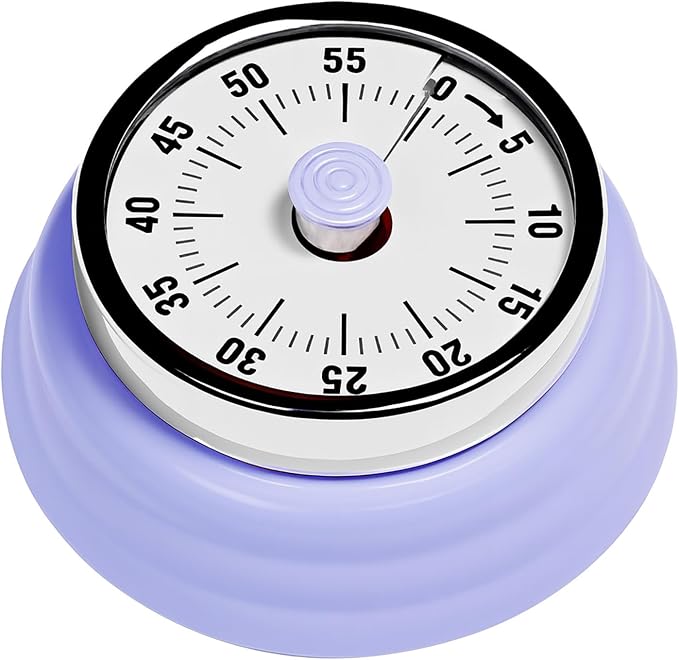 Elegant Stainless Steel Vintage Kitchen Timer by Hongjie