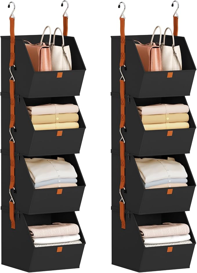 Homsorout Hanging Closet Organizer 4 Tier by Homsorout